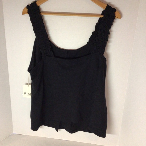 a.n.a. Black tank top - Picture 2 of 8